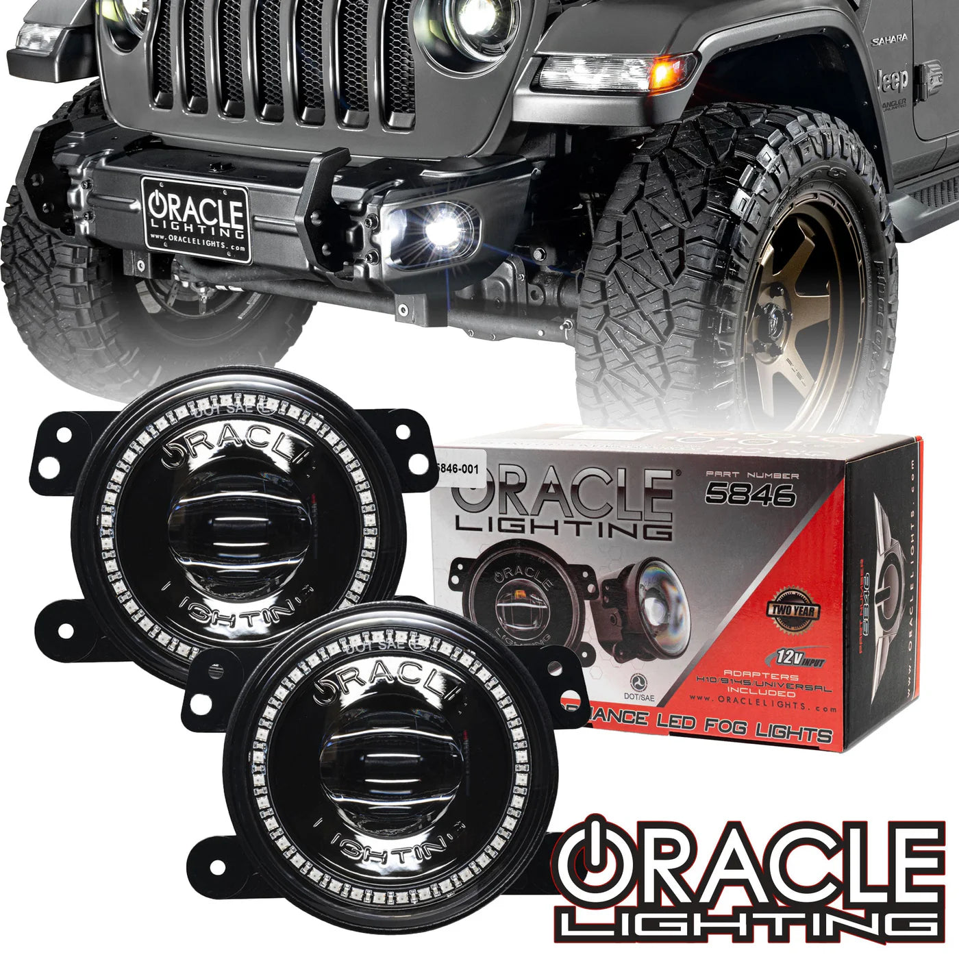 332 led fog lights jeep