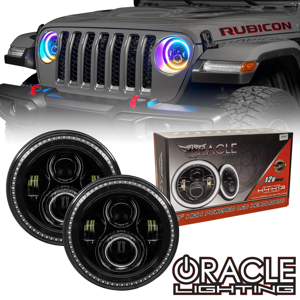 332 led headlights jeep
