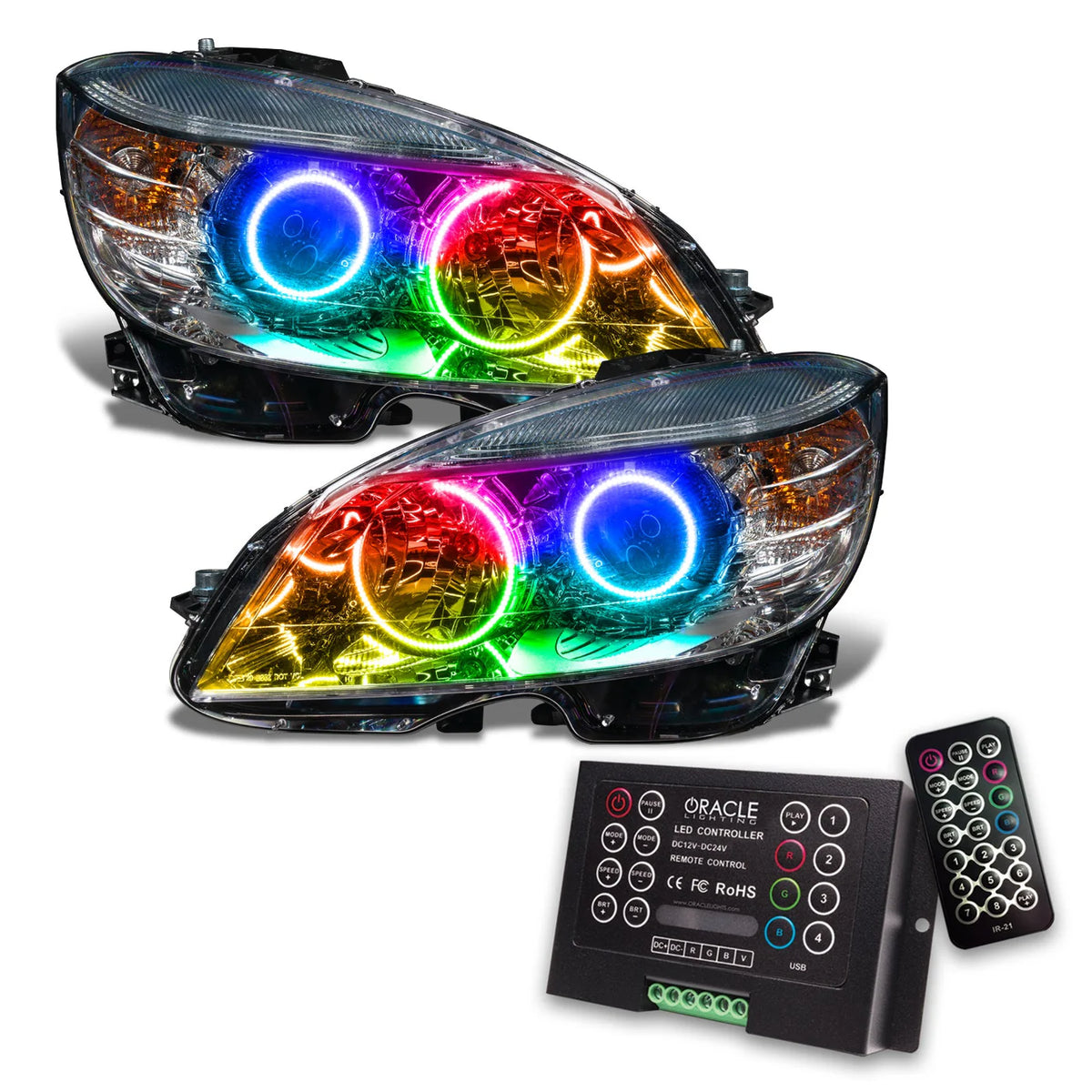 333 halo headlights mercedes