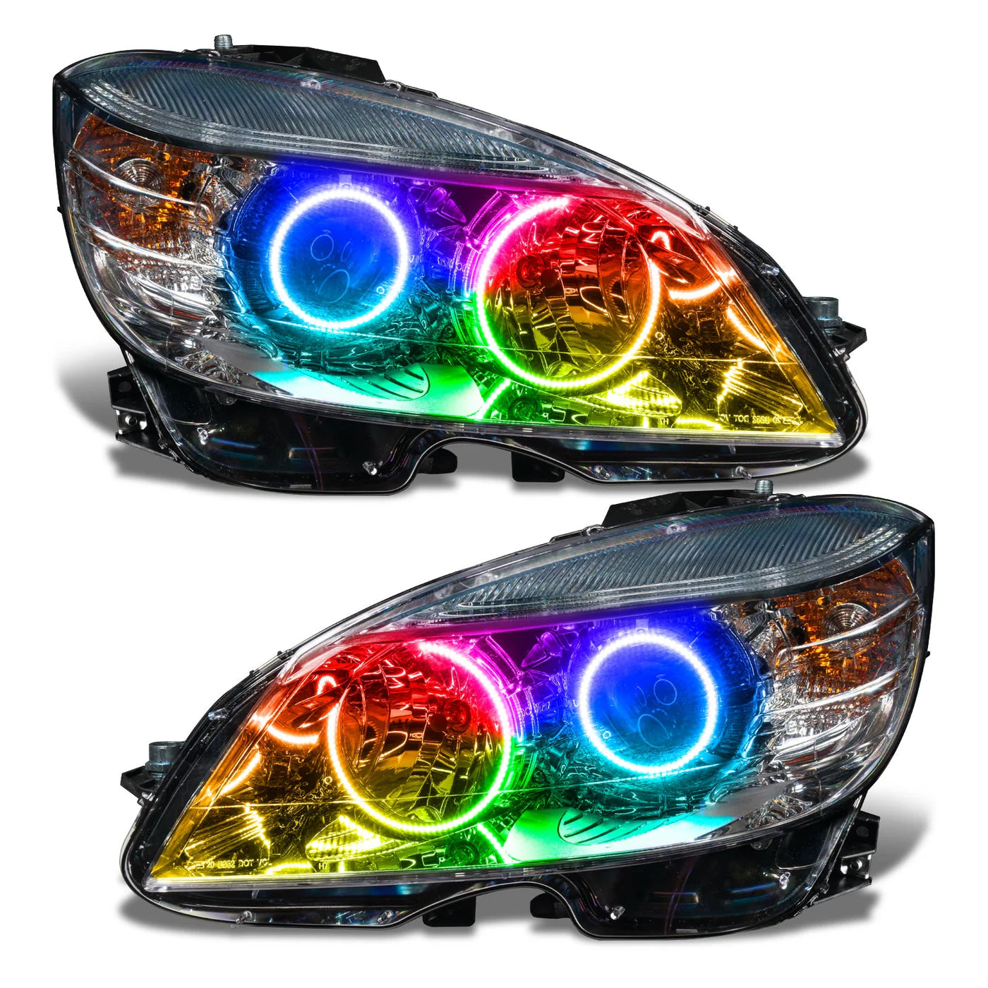 334 halo headlights mercedes