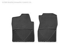 WeatherTech W72 07+ Chevrolet Avalanche Front Rubber Mats - Black