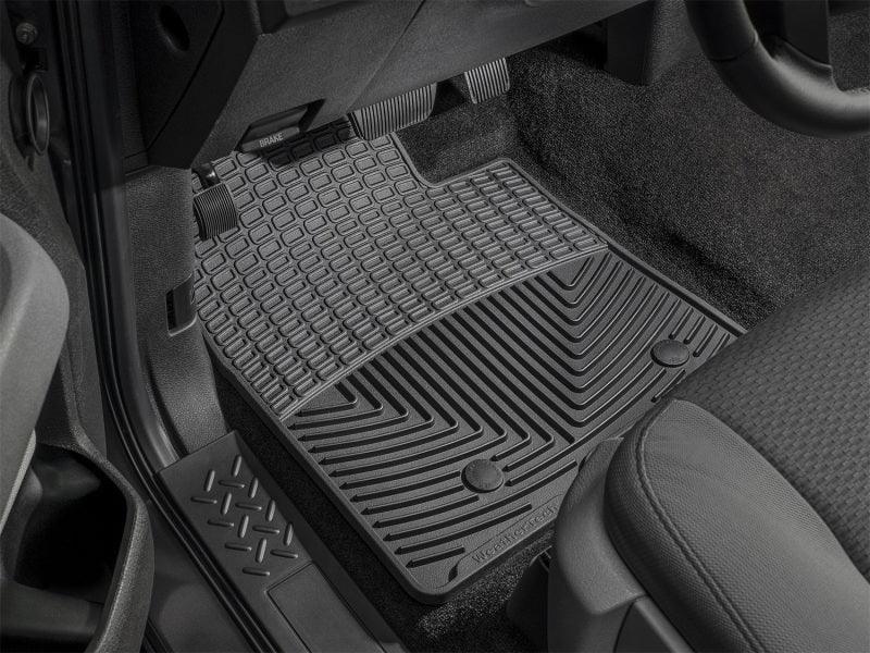 WeatherTech W96 09+ Pontiac Vibe Front Rubber Mats - Black