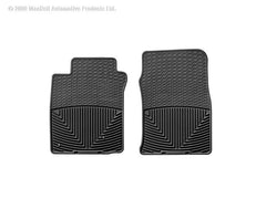 WeatherTech W39 00-05 Hyundai Accent Front Rubber Mats - Black
