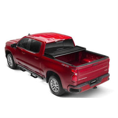 Lund Genesis Tri-Fold Soft Folding Truck Bed Tonneau Cover | 950292 | Fits 2019 - 2023 Chevy/GMC Silverado/Sierra, works w/ MultiPro/Flex tailgate 5' 10" Bed (69.9")