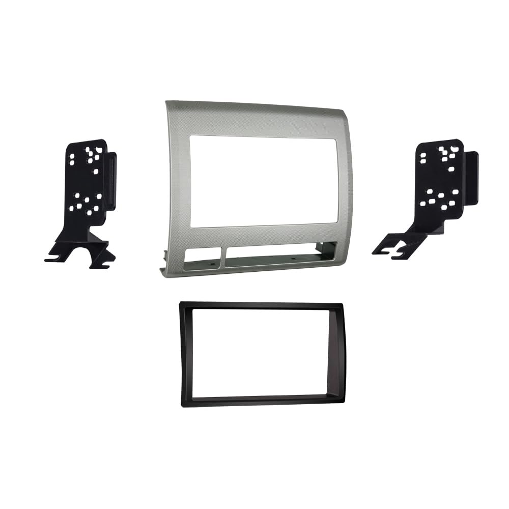 Metra 95-8214TG Double DIN Dash Kit for Toyota Tacoma 2005-2011 Vehicle (Gray)