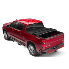 Lund Genesis Tri-Fold Soft Folding Truck Bed Tonneau Cover | 950292 | Fits 2019 - 2023 Chevy/GMC Silverado/Sierra, works w/ MultiPro/Flex tailgate 5' 10" Bed (69.9")