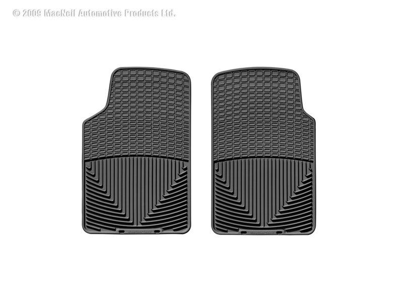 WeatherTech W3 98 Chevrolet Tracker Front Rubber Mats - Black