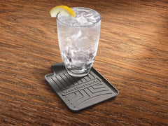 WeatherTech 8AFLCST4 Drink Coasters Set of 4 Black