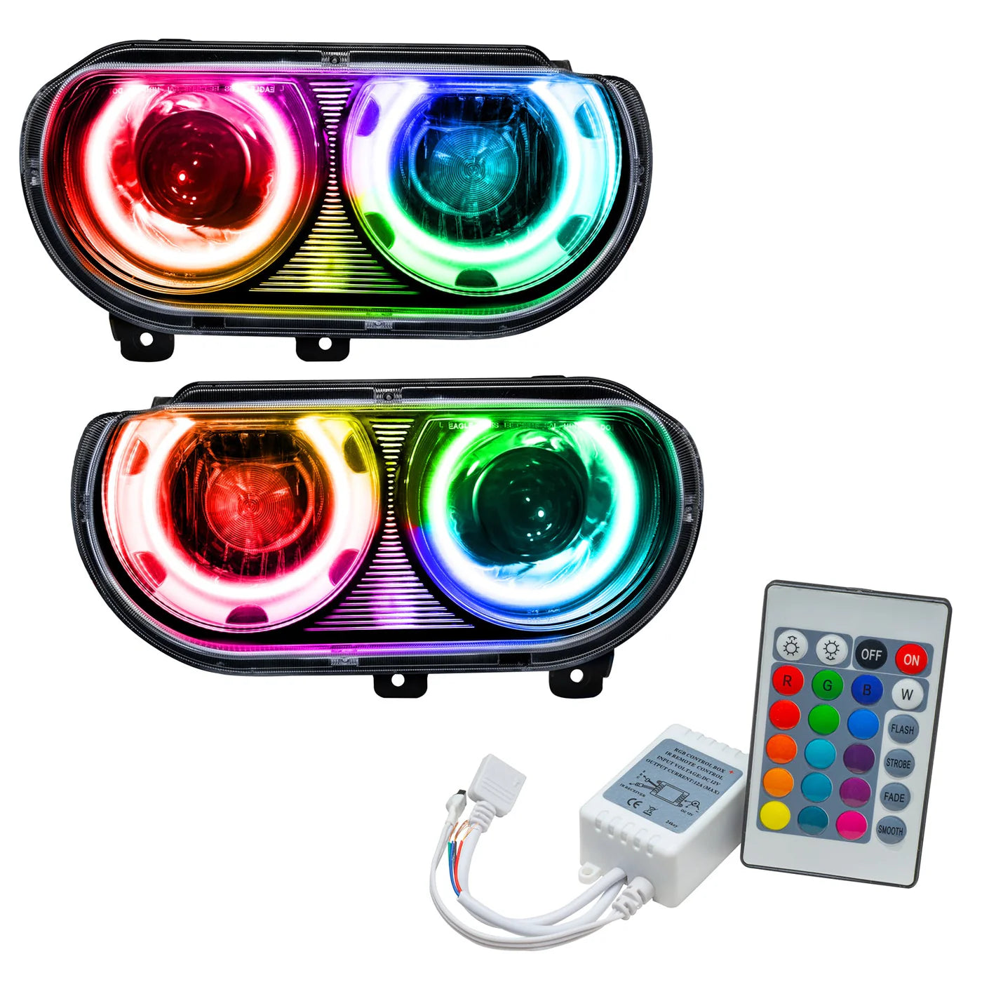 504 halo headlights 08 14 challenger