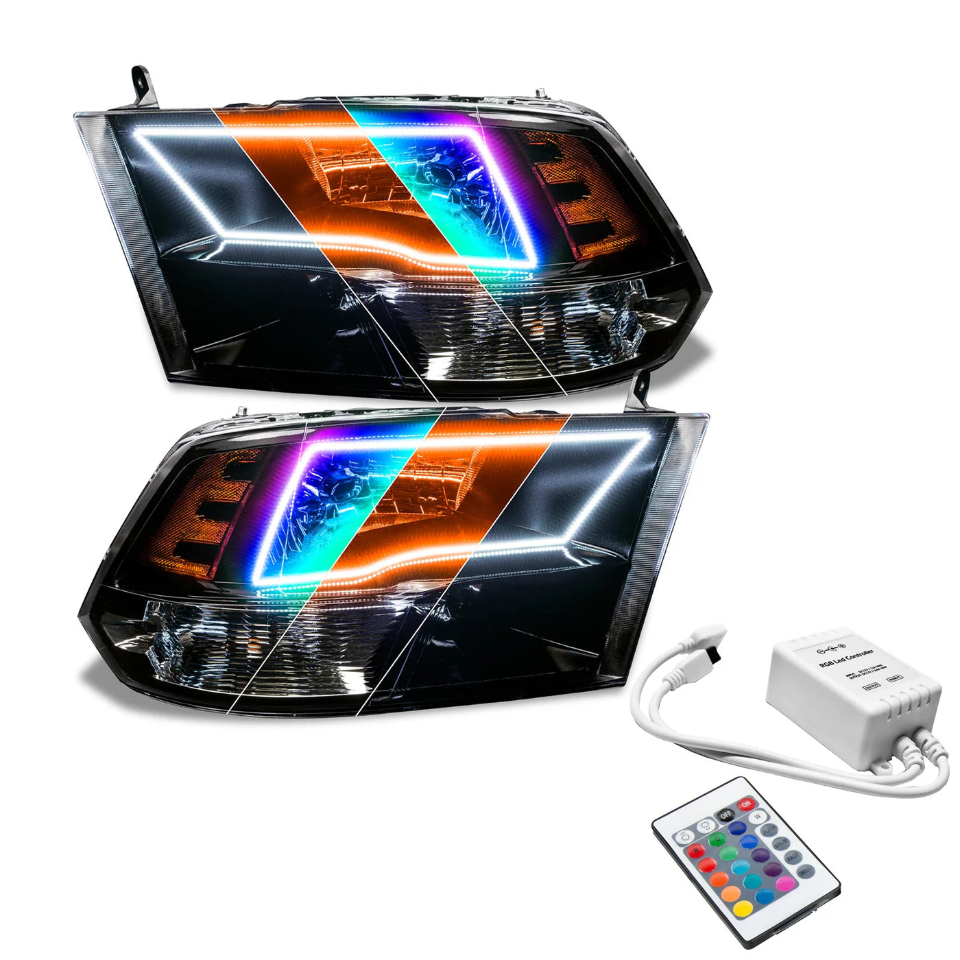 504 halo headlights 09 18 ram