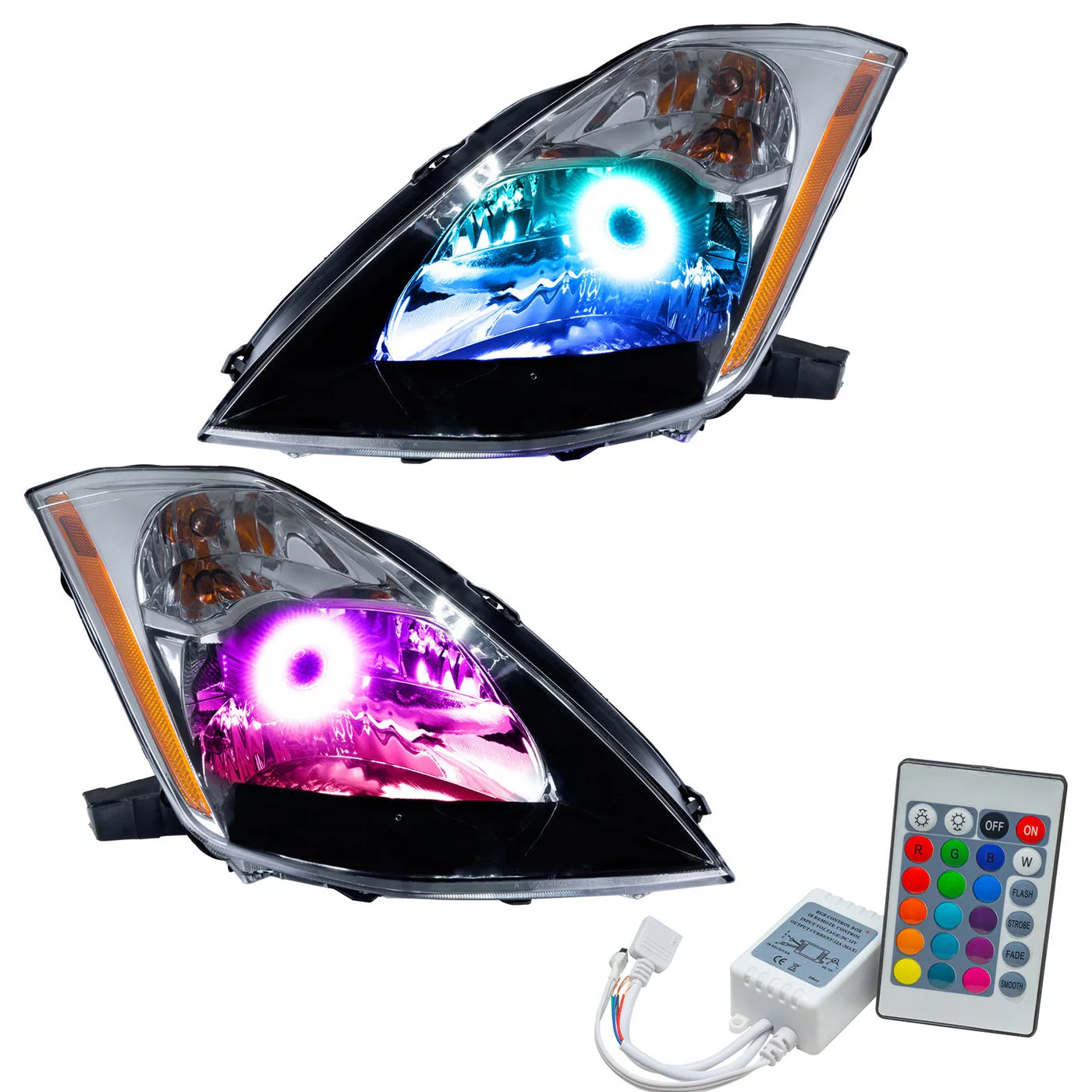 504 halo headlights 350z