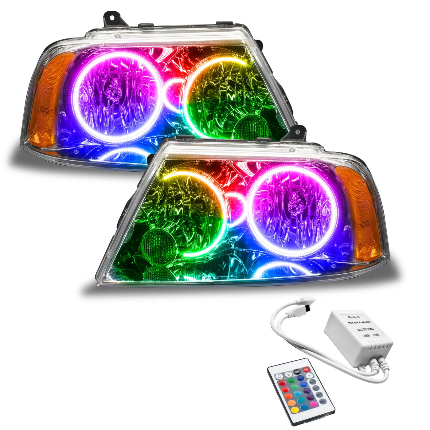 504 halo headlights navigator