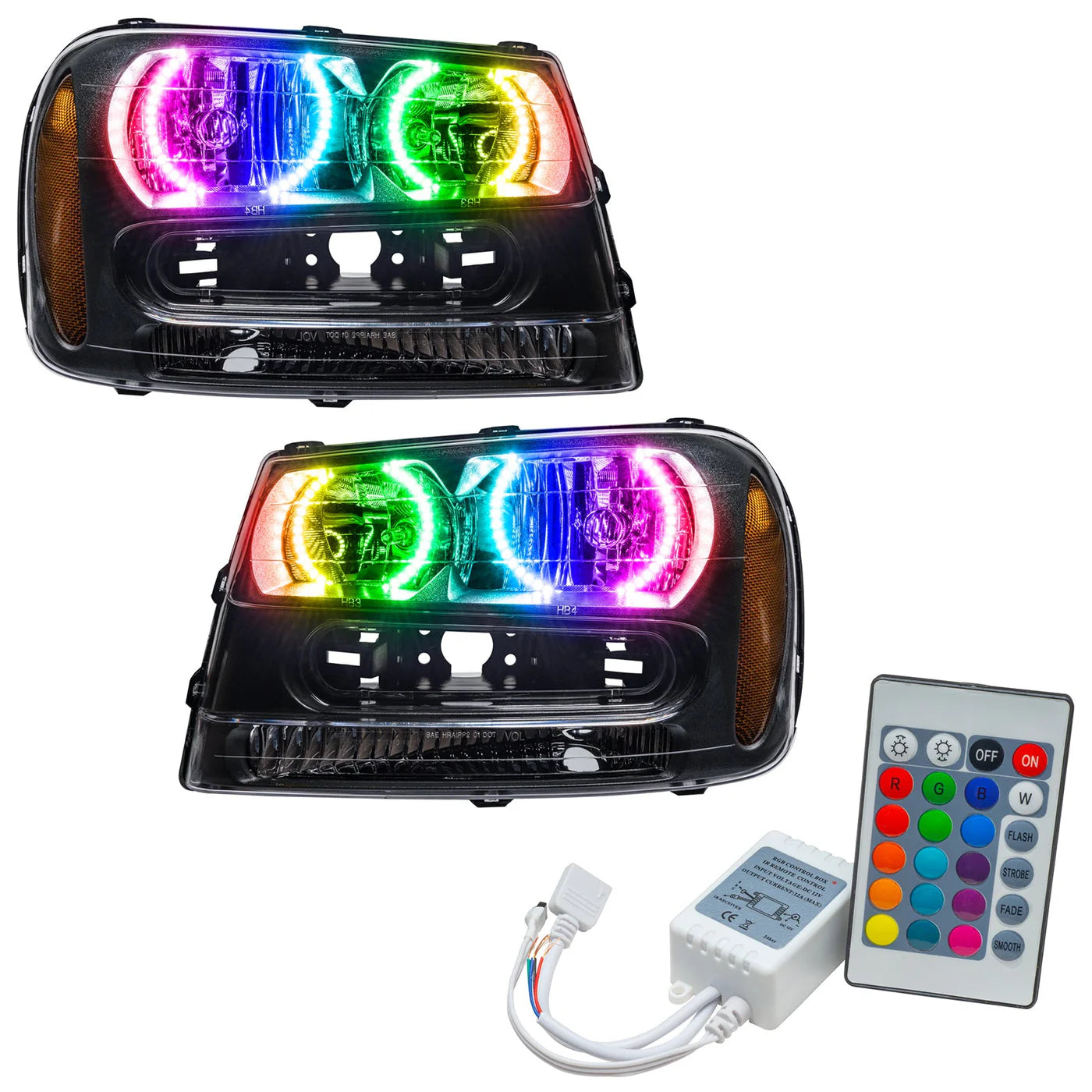 504 halo headlights trailblazer