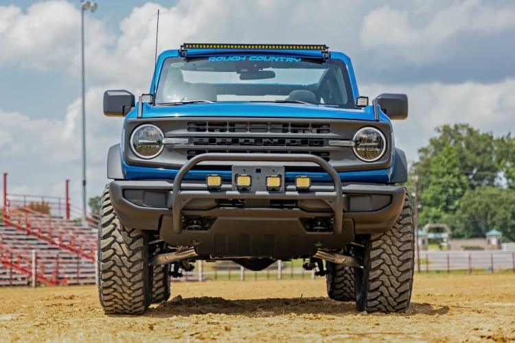 Rough Country 51047 Nudge Bar Ford Bronco 4WD (2021-2024)