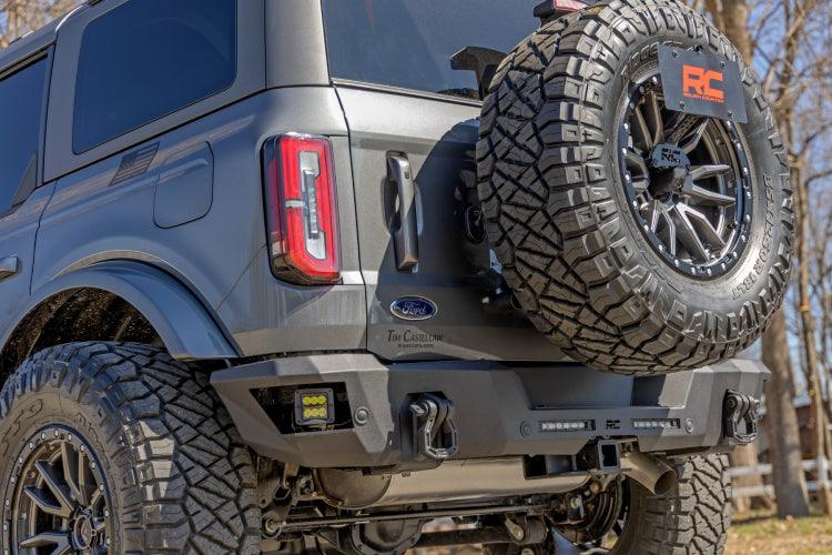 Rough Country 51082 License Plate Relocation Bracket Ford Bronco 4WD (2021-2024)