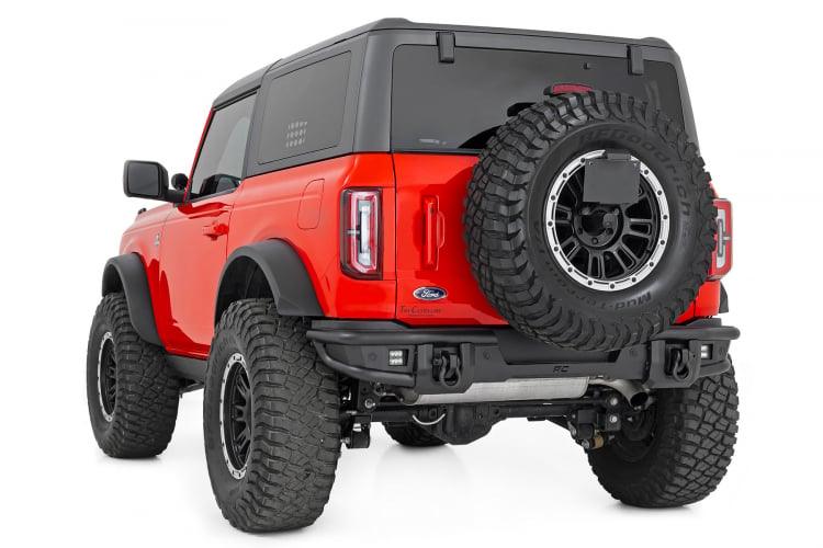 Rough Country 51210 Rear Bumper Tubular | Ford Bronco (21-24)