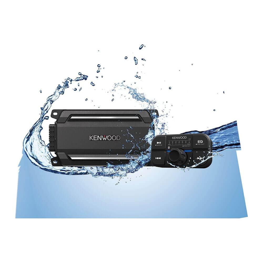 Kenwood KAC-M5024BT Compact Bluetooth 4 Channel Digital Amplifier Marine/PowerSports