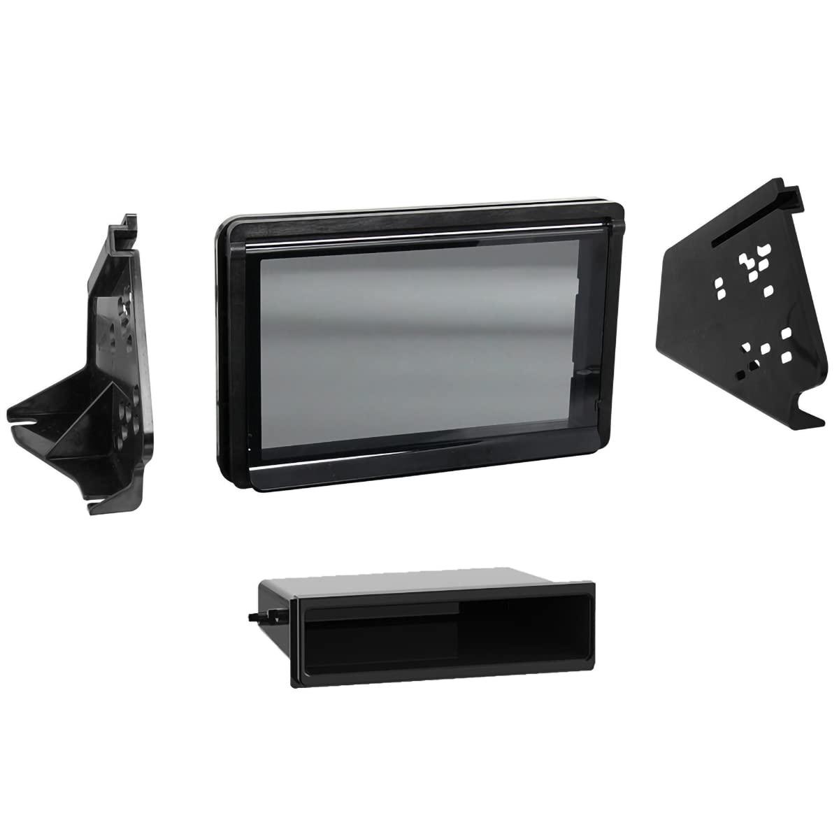 Metra 99-9721 Dash Kit  Install a new Single-DIN or Double-DIN car stereo in select 2015-2017 vehicles from Polaris