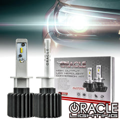 Oracle Lighting 5243-001 - H1 - 4,000+ Lumen LED Light Bulb Conversion Kit High/Low Beam (Projector) -