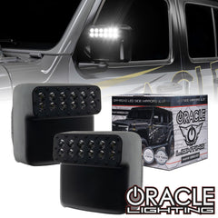 Oracle Lighting 5855-001 - LED Off-Road Side Mirrors for Jeep Wrangler JL / Gladiator JT -