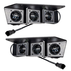 Oracle Lighting 5890-001 - 2021-2024 Ford Bronco Triple LED Fog Light Kit for Steel Bumper - White