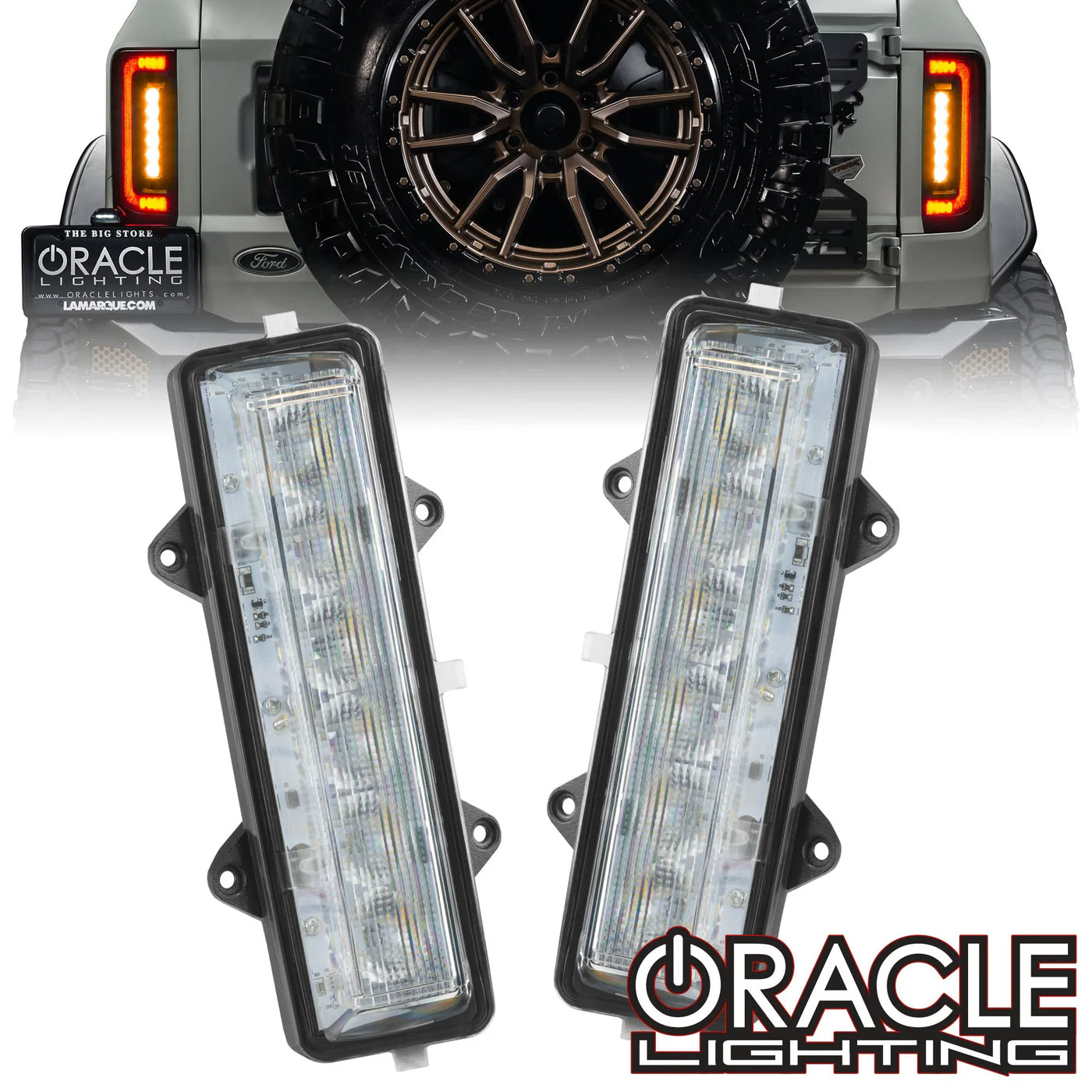 5915FB led taillights bronco 15 24