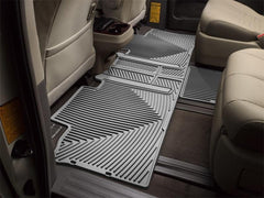 WeatherTech W244GR 11+ Toyota Sienna Rear Rubber Mats - Grey