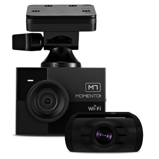 Momento MD-7205 2K QHD 3-Channel Front and Rear Dash Camera System - High-Resolution Video Recording, Wide Coverage, and Advanced Security for Your Vehicle