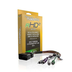 iDatalink rHD2 Vehicle-specific Harness  Connect a new stereo and retain handlebar controls and more in select 2014-22 Harley-Davidson motorcycles