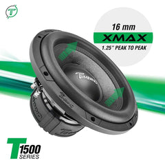 Timpano Audio TPT-T1500-12 D4 12" Car Audio Subwoofer 1600 Watts Dual 4 Ohm Daily Banger