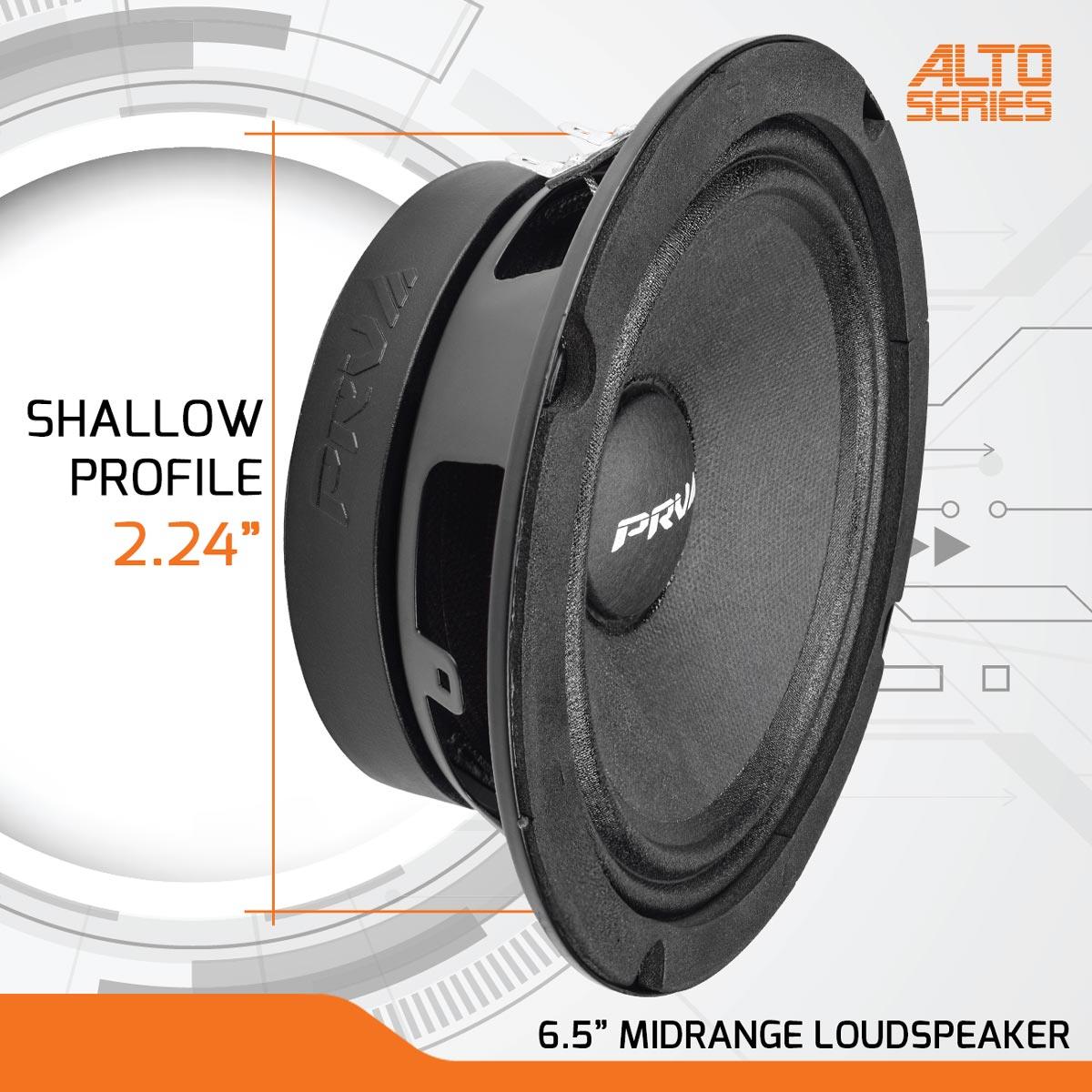 PRV Audio 6MR200A-4 6.5" Midrange Loudspeaker