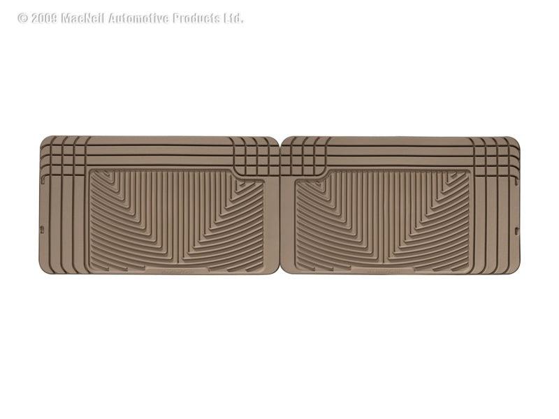 WeatherTech W25TN 96 GMC Rally Van Rear Rubber Mats - Tan