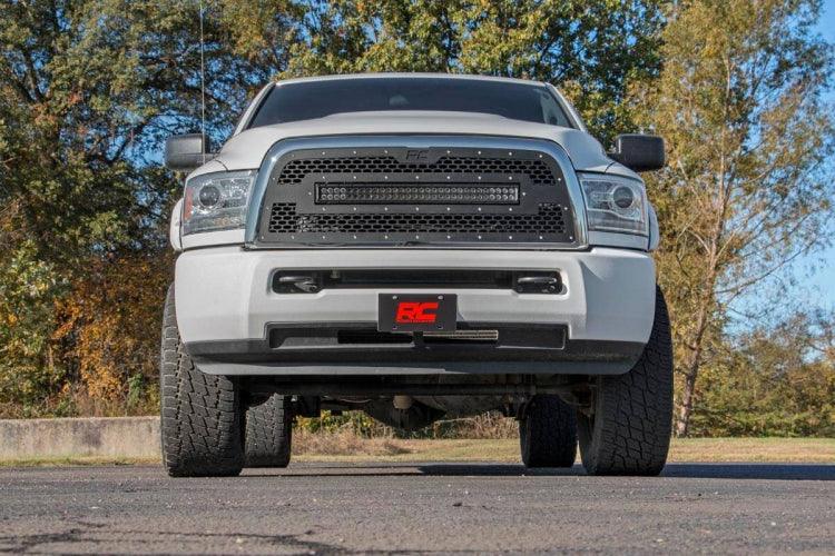 Rough Country 70152 Mesh Grille 30" Dual Row LED | Black | Ram 2500/3500 (13-18)