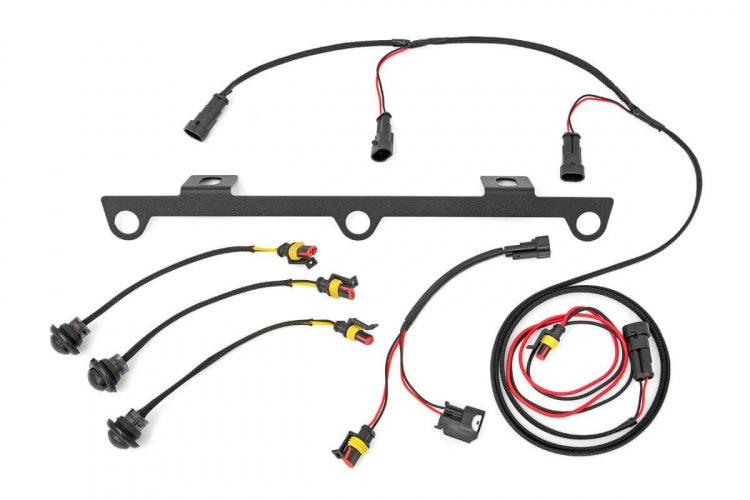 Rough Country 70201 LED Light Kit OEM Grill Mount | Amber Marker | Ford F-150 2WD/4WD (15-17)