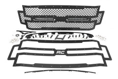 Rough Country 70216 Mesh Grille 12" Dual Row LED | Black | Ford F-250/F-350 Super Duty (17-19)