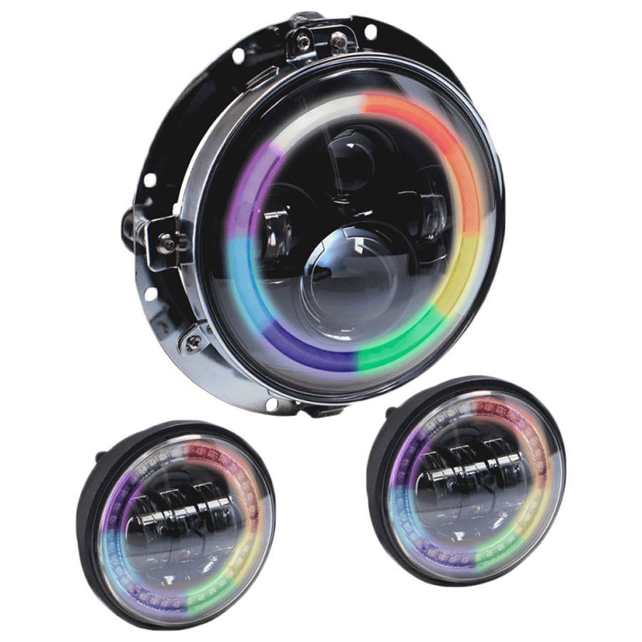 706rgbkt motorcycle headlights