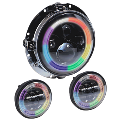 706rgbkt motorcycle headlights