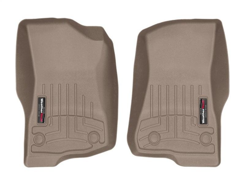 WeatherTech 4513131 2018+ Jeep Wrangler Unlimited Front FloorLiner - Tan