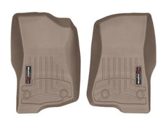 WeatherTech 4513131 2018+ Jeep Wrangler Unlimited Front FloorLiner - Tan