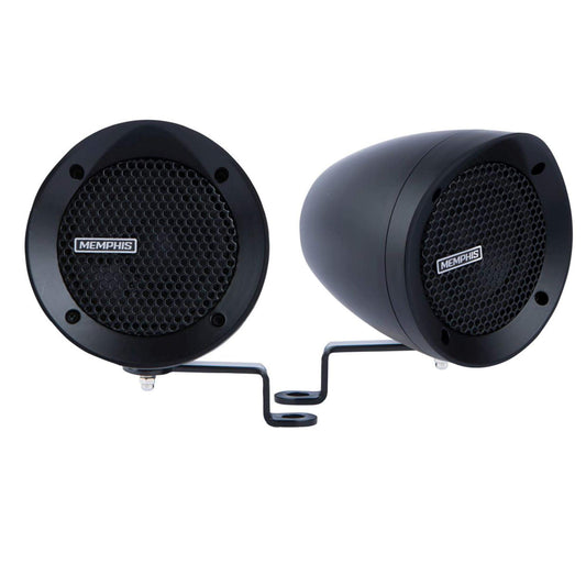 Memphis MXABMB2BT Clamp Mount 2 Speaker System W/ Bluetooth - Black