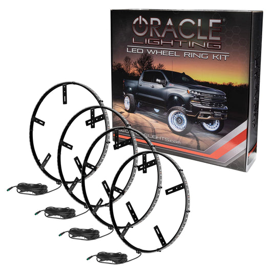 Oracle 4215-339 LED Illuminated Wheel Rings - ColorSHIFT® RGB+W -16.5 inches