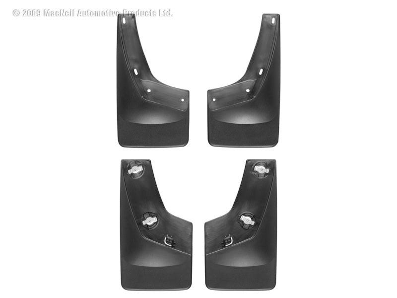 WeatherTech 110011-120011 07 GMC Sierra No Drill Mudflaps - Black