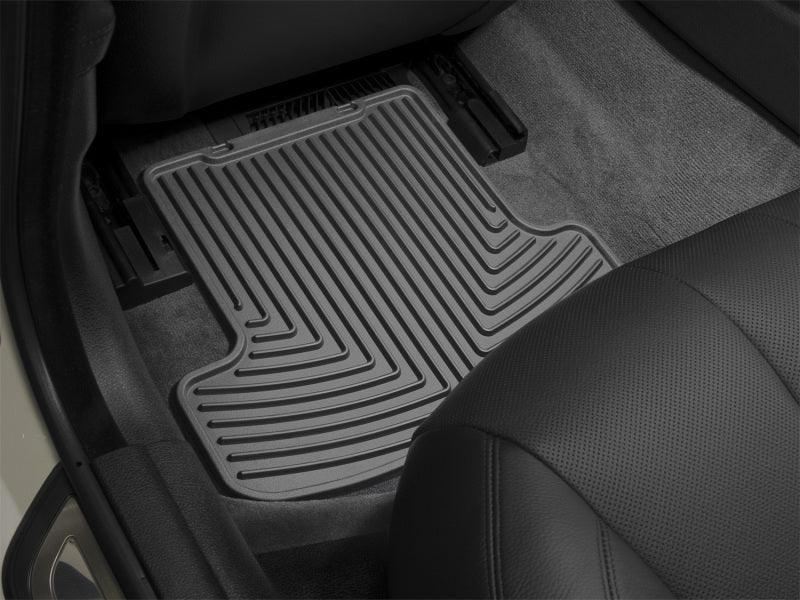 WeatherTech W358 2015+ Ford F-150 SuperCab Rear Rubber Mats - Black