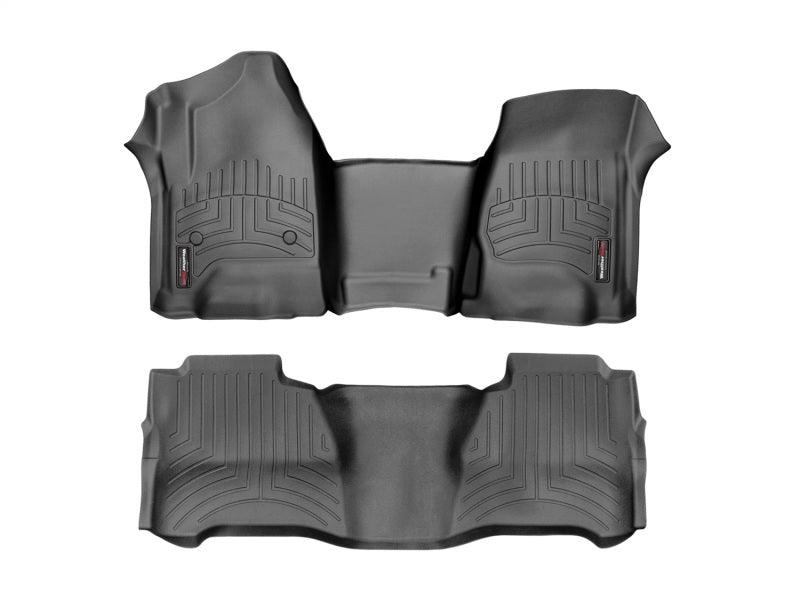 WeatherTech 4410121-446973 2017+ Ford F-250/F-350/F-450/F-550 SuperCab Front and Rear FloorLiner - Black