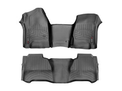 WeatherTech 4410121-446973 2017+ Ford F-250/F-350/F-450/F-550 SuperCab Front and Rear FloorLiner - Black