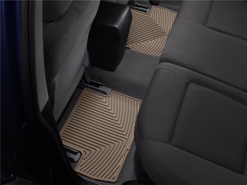 WeatherTech W25TN 96 GMC Rally Van Rear Rubber Mats - Tan