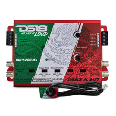 DS18 DBPX200 Digital Bass Processor with Hi to Low Signal Converter & Speaker Emulator, Digital Bass Restoration Processor, 2-Channel Preamp Input/Output, Fully Adjustable Bass (Mexico Design)