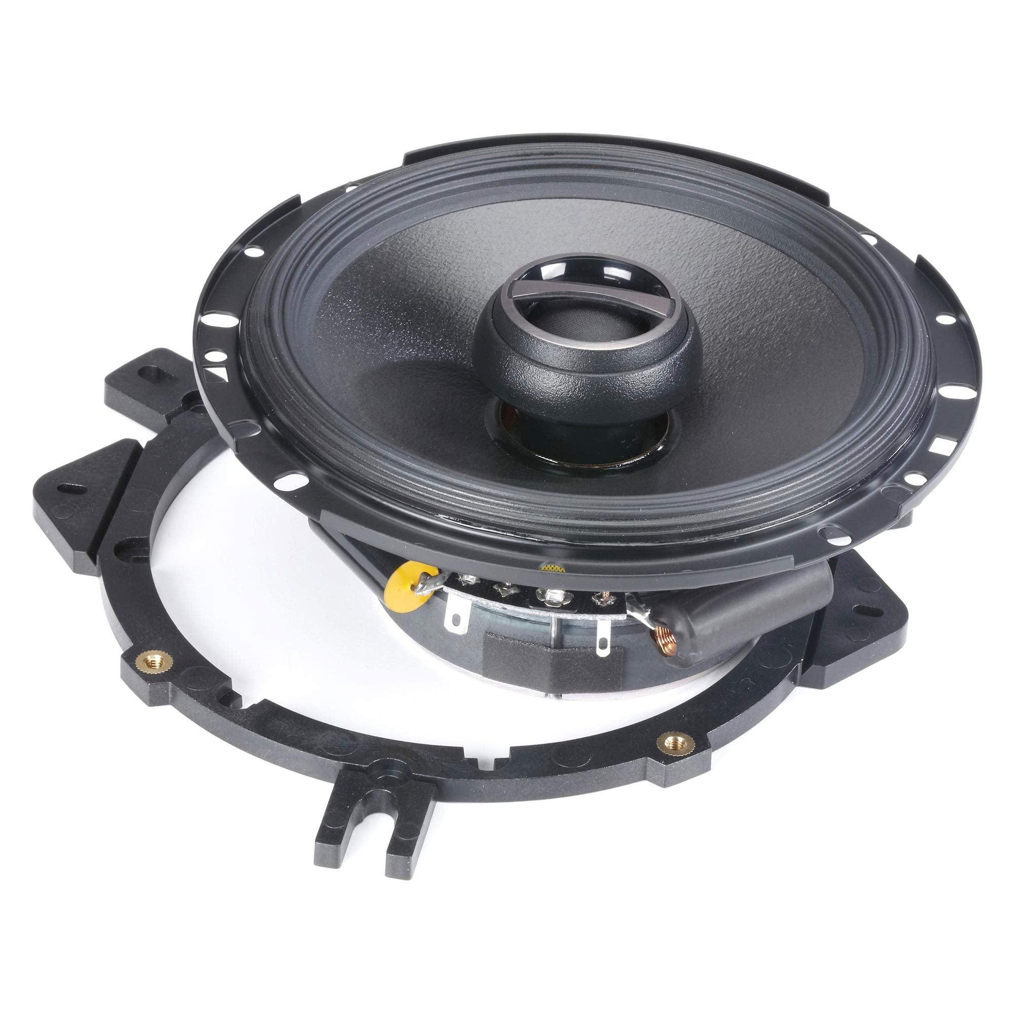 Alpine S-S65 S-Series 6-1/2" 2-way car speakers + Stinger Roadkill RKFR6 FAST Rings 6-piece foam baffle kit — enhance the sound of your new 6", 6-1/2", or 6-3/4" speakers