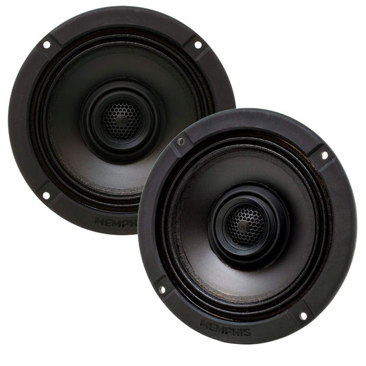 Memphis MXA62HD 6.5" Direct Fit Upgrade Speakers compatible with Harley Davidson 2014+ Street Glide and 2015+ Road Glide