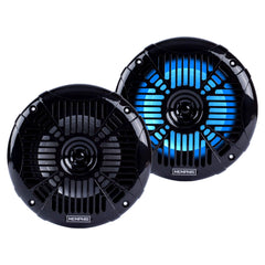 Memphis MXA602SLB 6.5" LED Coaxial Speaker - Black